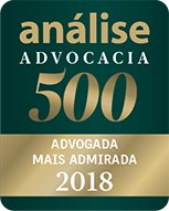 Selo Análise Advocacia 500 — Advogada Mais Admirada 2018